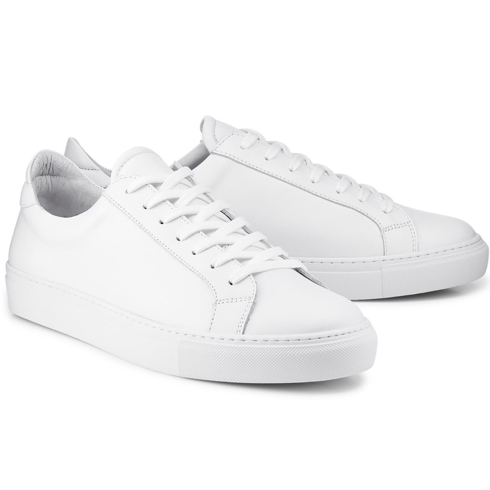 Garment Project white leather sneakers